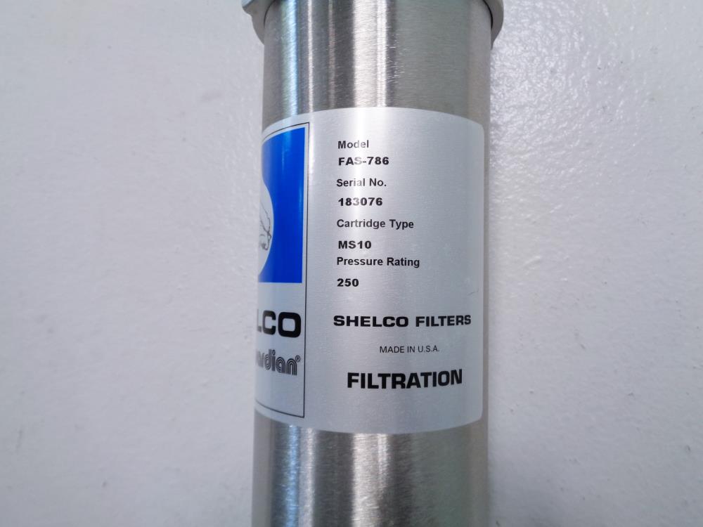 Shellco MicroGuardian Filter FAS-786, Stainless Steel